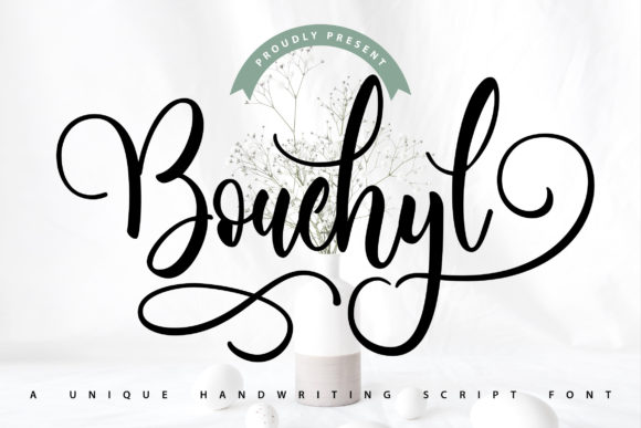 Bouchyl: A Unique Handwriting Script Font for Creative Projects