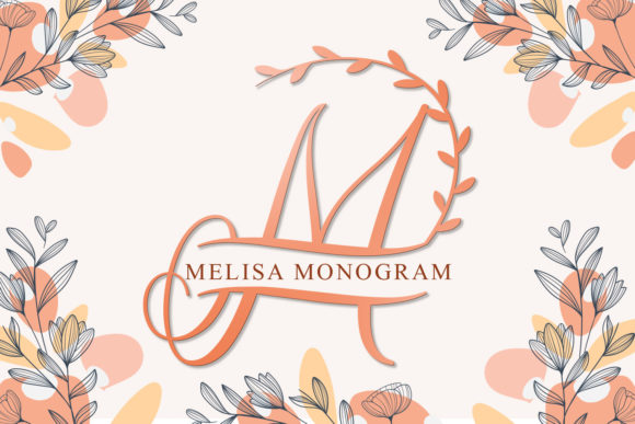 Discover the Elegance of Melisa Monogram Font