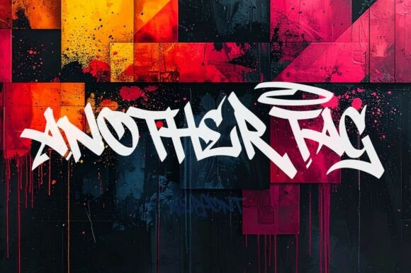 Discover the Raw Energy of the Another Tag Font