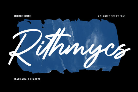 Discovering the Rithmycs Script Font