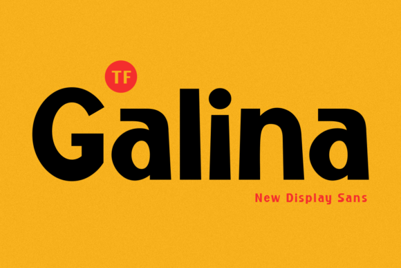 Galina Font: A Modern Display Typeface with Retro Charm