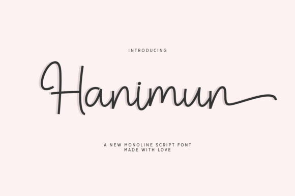 Hanimun Font: Elegant Script for Modern Designs