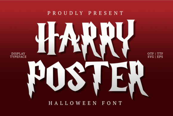 Harry Poster: The Spooky Halloween Display Font
