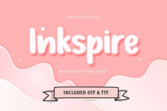Inkspire Font: A Playful Handwritten Typeface for Creative Projects