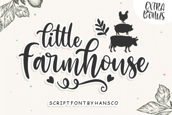 Little Farmhouse Font: Sweet, Delicate, and Handwritten