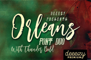 Orleans Script Font Duo: A Modern Handdrawn Style
