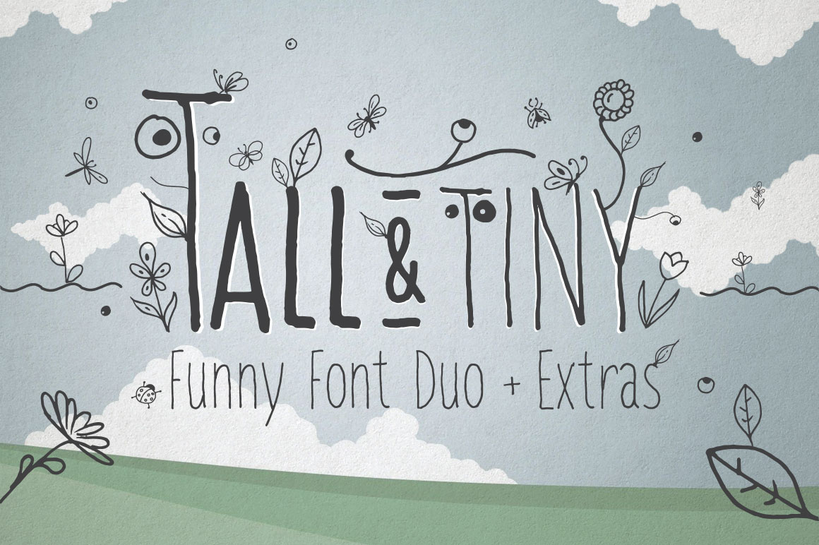 Tall & Tiny: The Playful Font Duo for Creative Projects