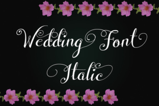 Wedding Font Italic: Elegant Script for Special Designs